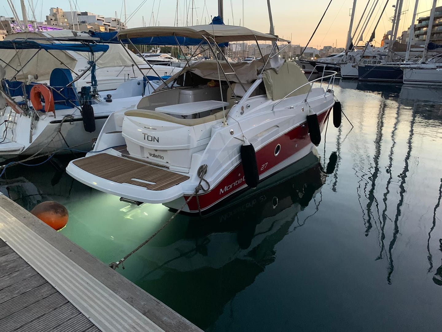 Berthed boat